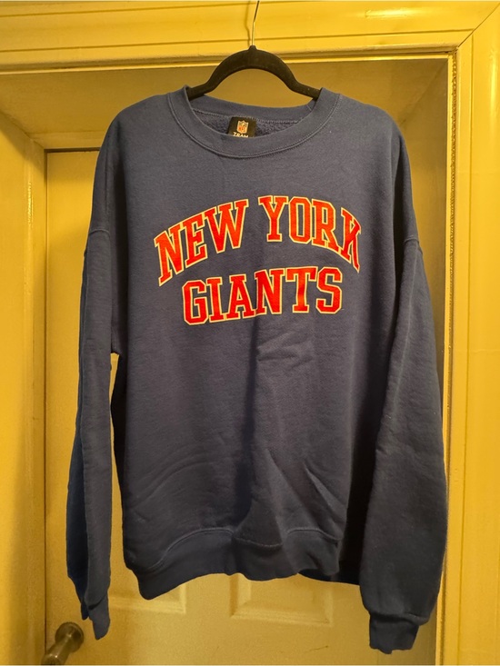 NFL Other - Vintage NFL New York Giants Blue Crewneck with Red & White Lettering
